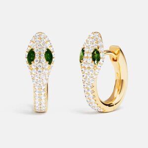 APM Monaco Kaa Circle Earrings - Gold